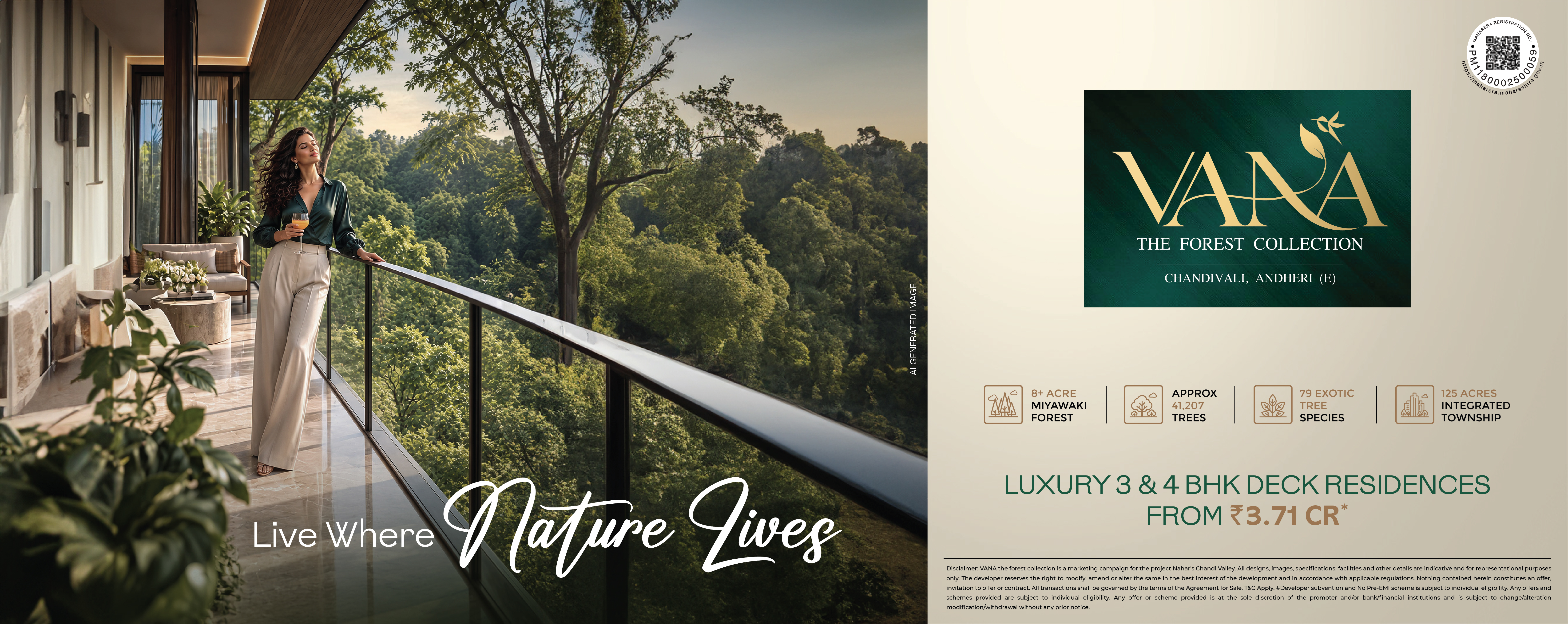 LUXURY 3 & 4 BHK DECK
RESIDENCES FROM ₹ 3.71 CR*
