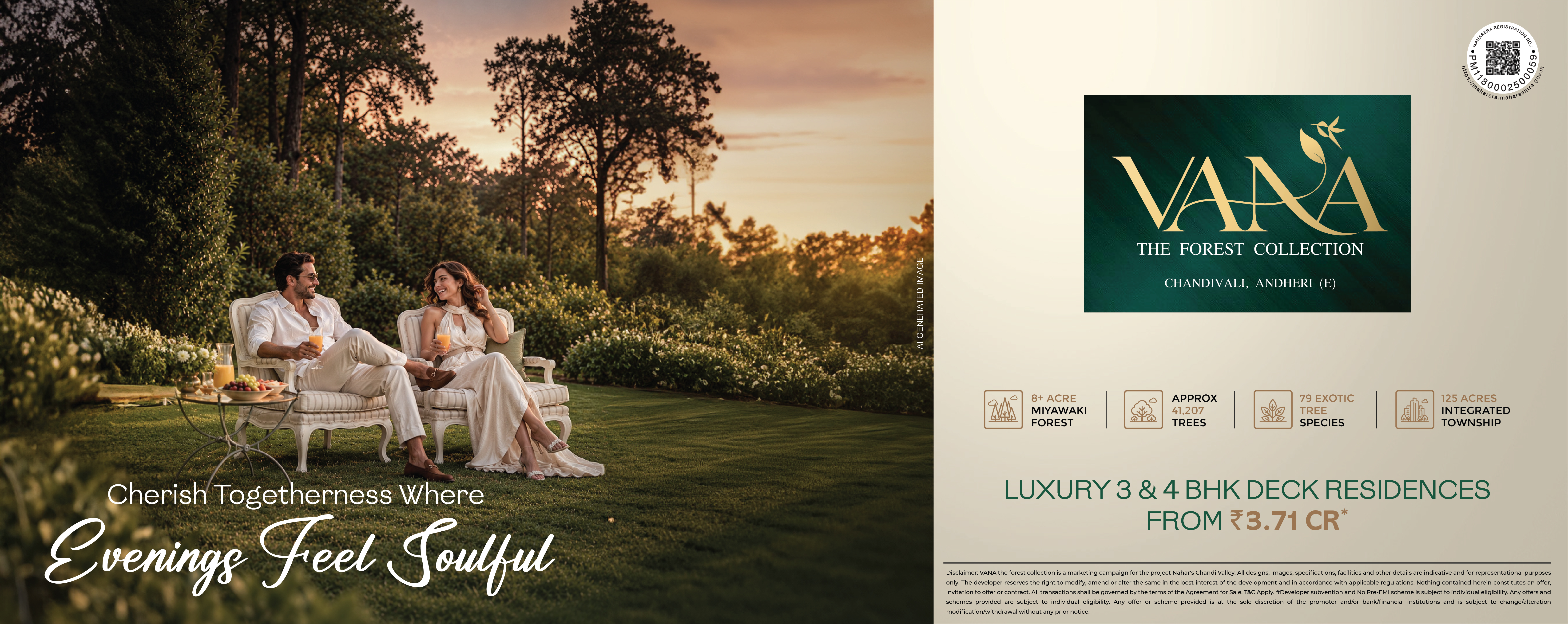 LUXURY 3 & 4 BHK DECK
RESIDENCES FROM ₹ 3.71 CR*