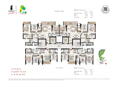 Typical Floor Plan A & B Wing